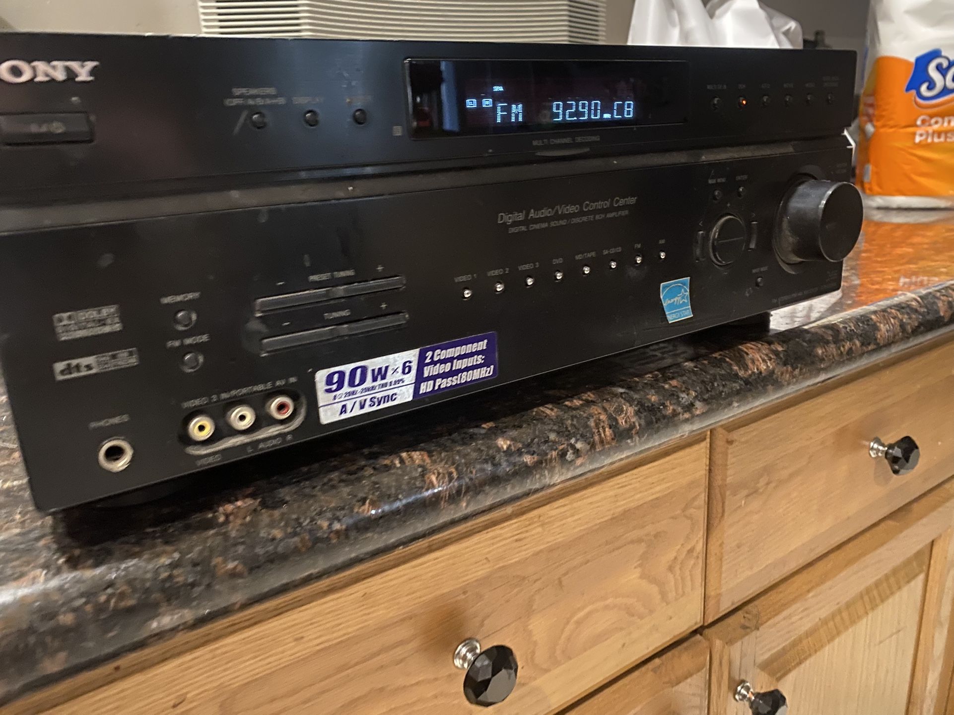 Sony Receiver 6 Channels plus sub output