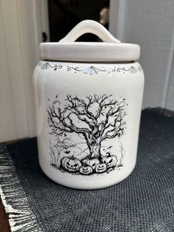 Halloween canister
