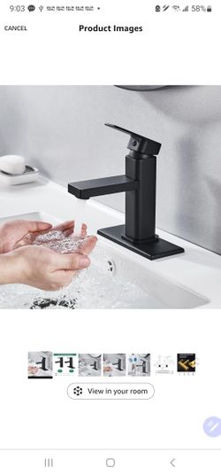 VOTON Black Bathroom Faucet Brand New