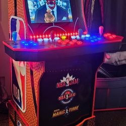 NBA Jam Arcade1up Cabinet With Over 15,000 Video Games 