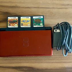 Nintendo DS Lite With Charger And More