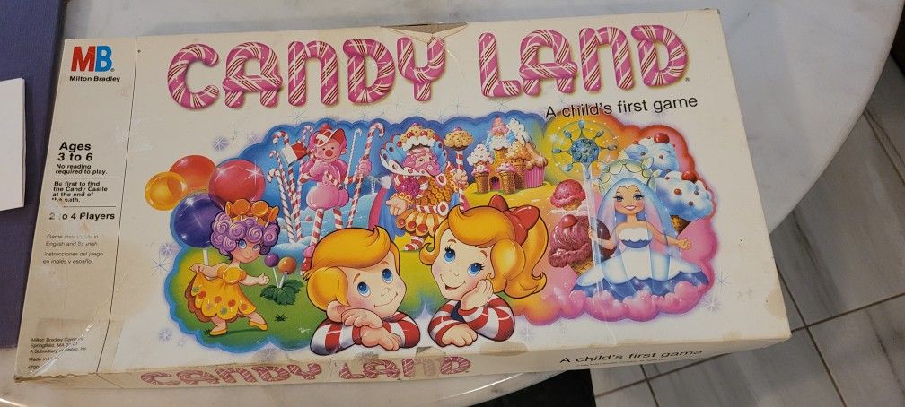 Vintage Candy Land Board Game.