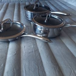 HexClad Stainless Steel Non-Stick, 6 Pcs Set, Oven Safe, Metal Utensils Safe, NEW, Great X-Mas Gift