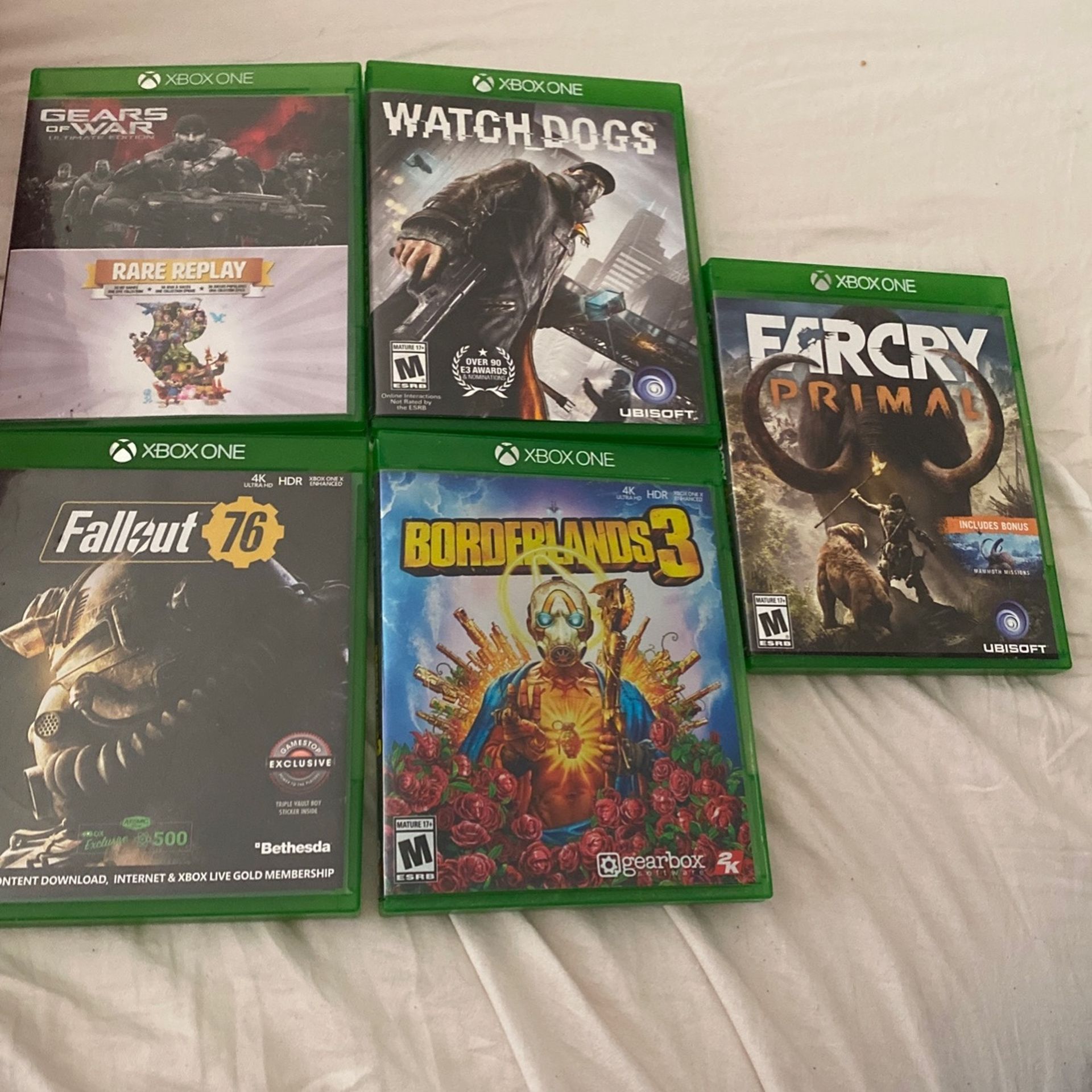 Xbox One Games (check description)