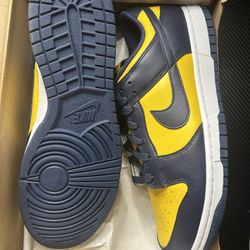 Nike Dunk Low Michigan Size 11.5 New