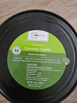 Citronella Outdoor Candle