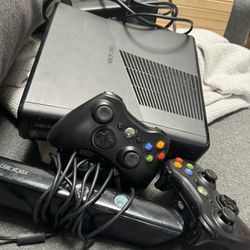 Used Xbox 360. Two Controllers And Kinect 
