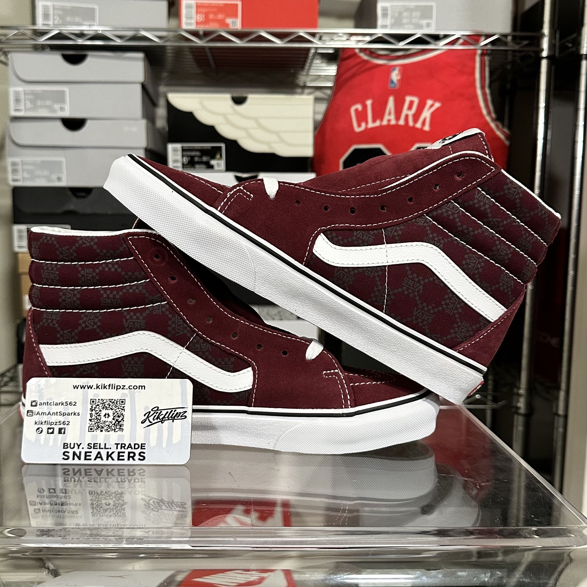 Men Vans SK8 Hi ‘All Over Print Port Royale’ (Size 8.5)