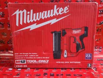 Milwaukee new 23 pin nailer M12