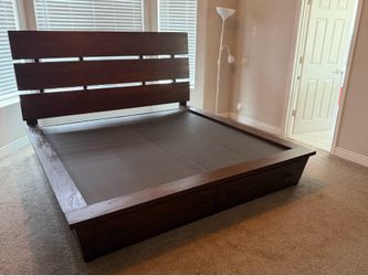 Luxury Eastern King Storage Bed + Premium Mattress