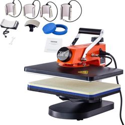 5 in 1 heat press, DTF transfers, blank shirts