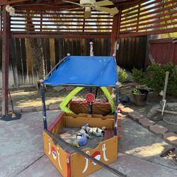 Sand box used needs work sold as is
