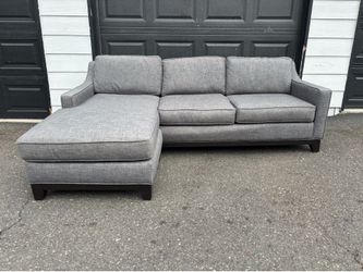 Gray Sectional Sofa w/ Chaise – Macy's/Jonathan Louis – MUST GO TODAY