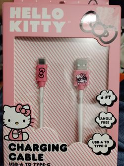 Hello Kitty Charging cable 6ft
