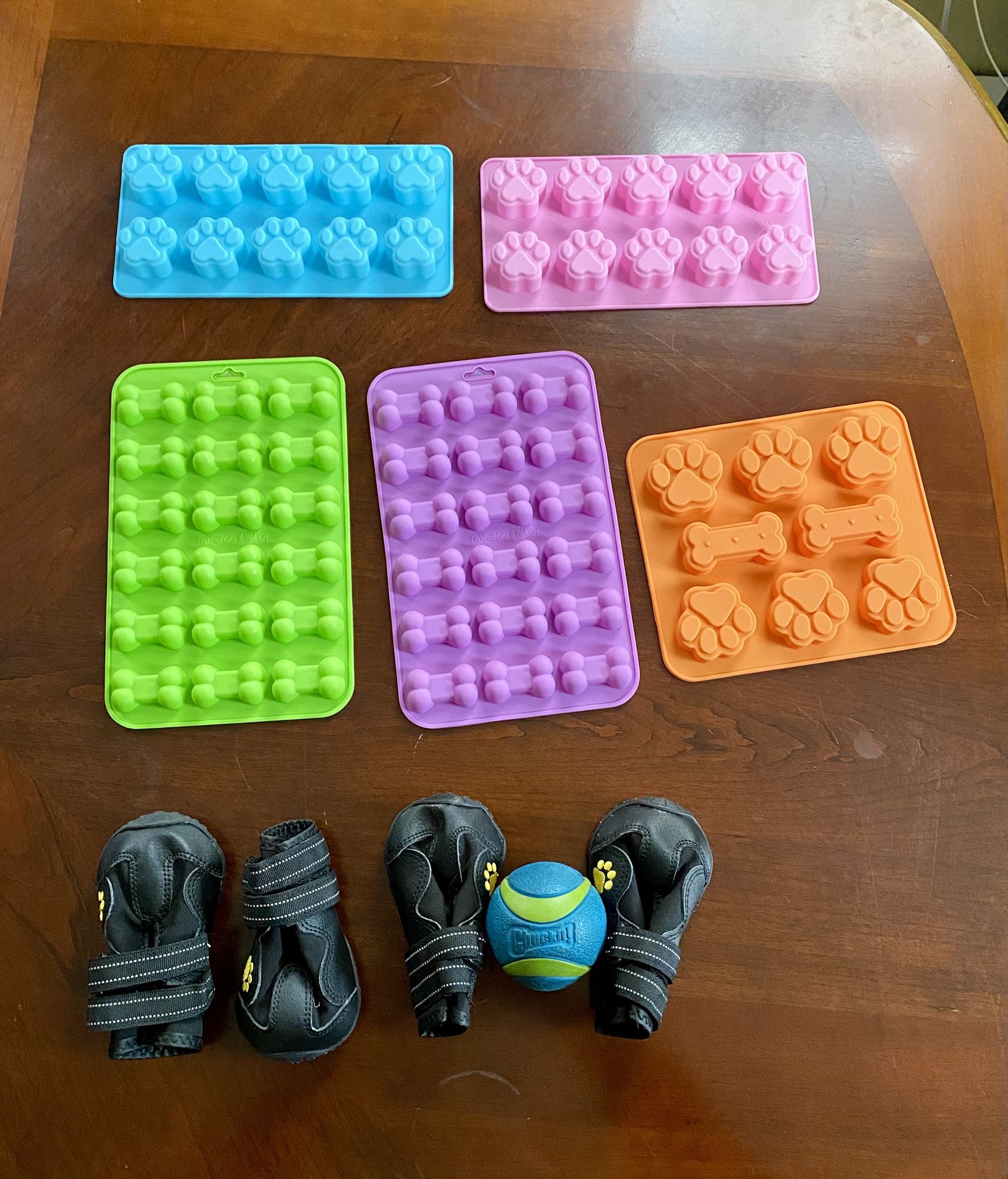 Dog Treat Molds, Shoes & Ball Bundle