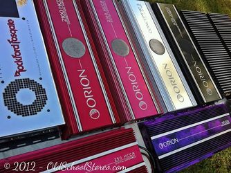 Old School Car Audio Amplifiers