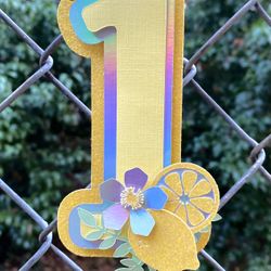 1st Birthday Cake Topper