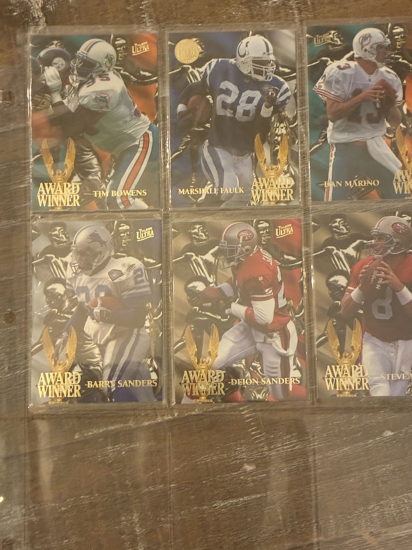 1995 Fleer Ultra Football Award Winner