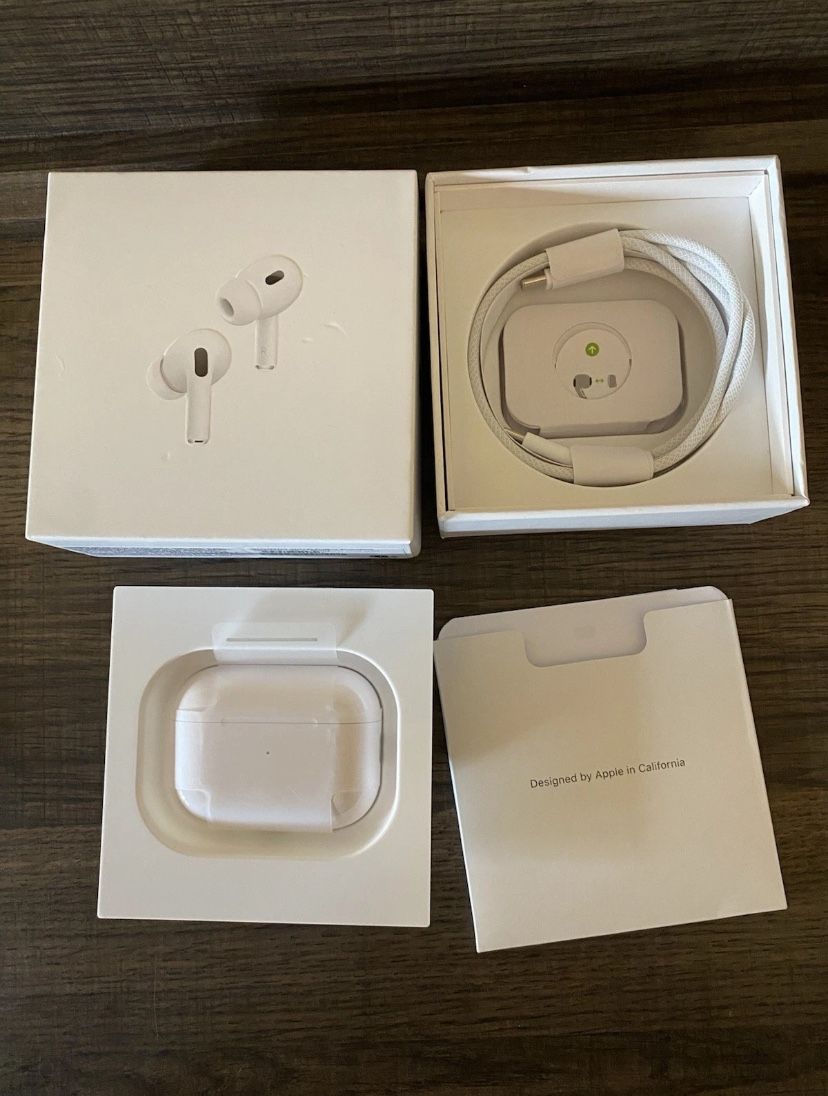 Airpod Pros 2nd Generation With MagSafe Charging Case (USB-C), White