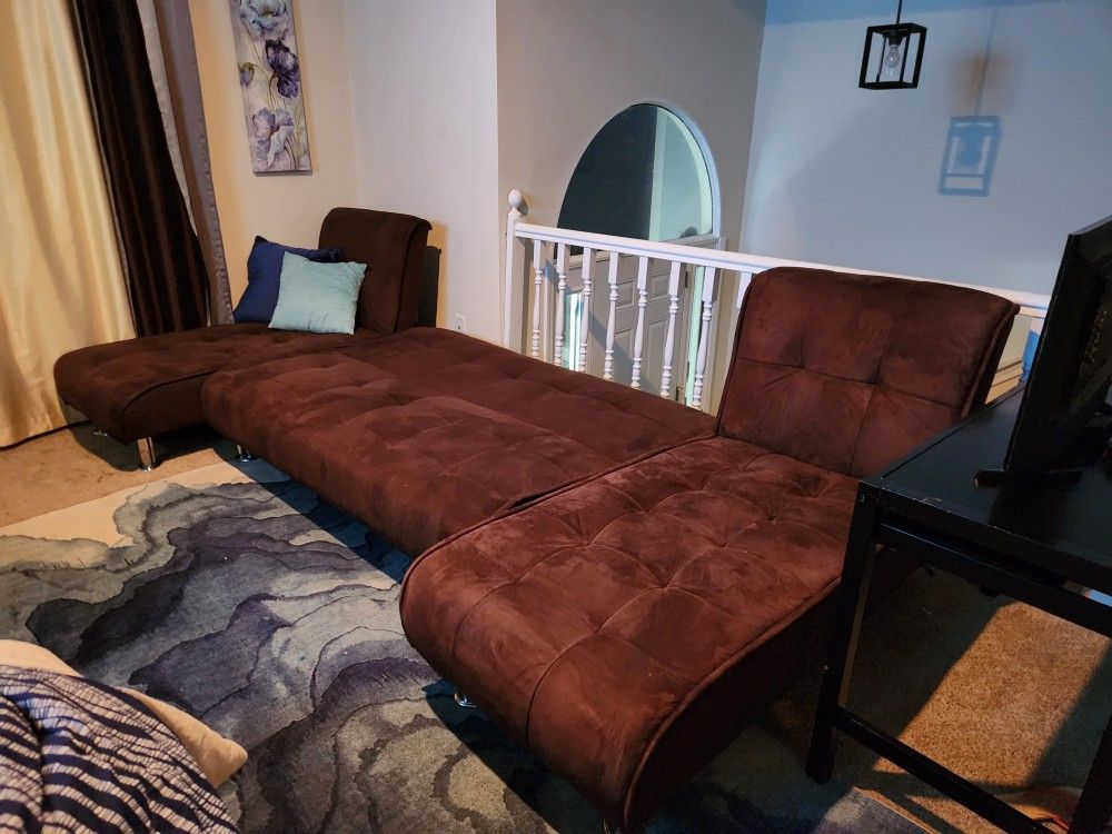 3 Piece Sectional FUTON Sofa