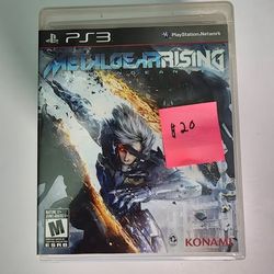 Metal Gear Rising: Revengeance – PS3, Like New