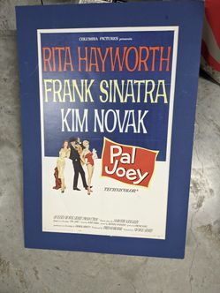 Original Frank Sinatra Movie Display 