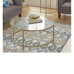 Console Table, 2 Side Table And A Coffee Table 