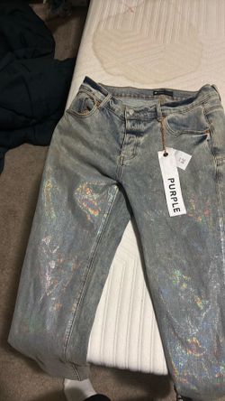 Purple jeans