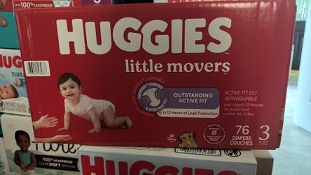 Huggies Baby Diapers, Size 3 (76 Count) - $20 EACH OR 2 FOR $35