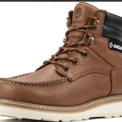 sureway work boots 619-wp Tobacco Color SZ 8