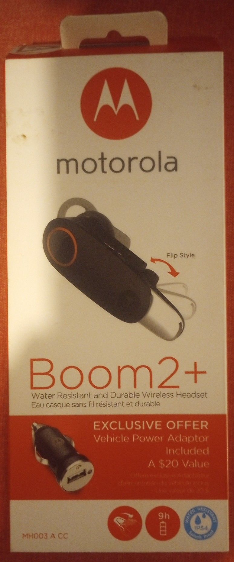 Motorola Boom 2+ Water Resistant Wireless Headset