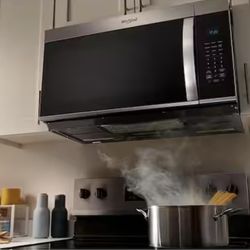 New Whirlpool 30 in. Over-the-Range Microwave in Black with Sensor Cooking