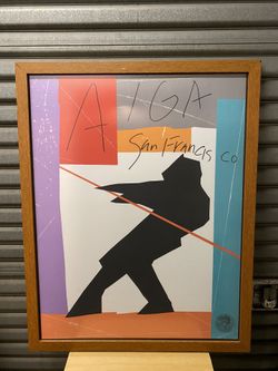 AIGA San Francisco framed art print