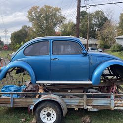 Volkswagen Beetle Frame With Role Cage