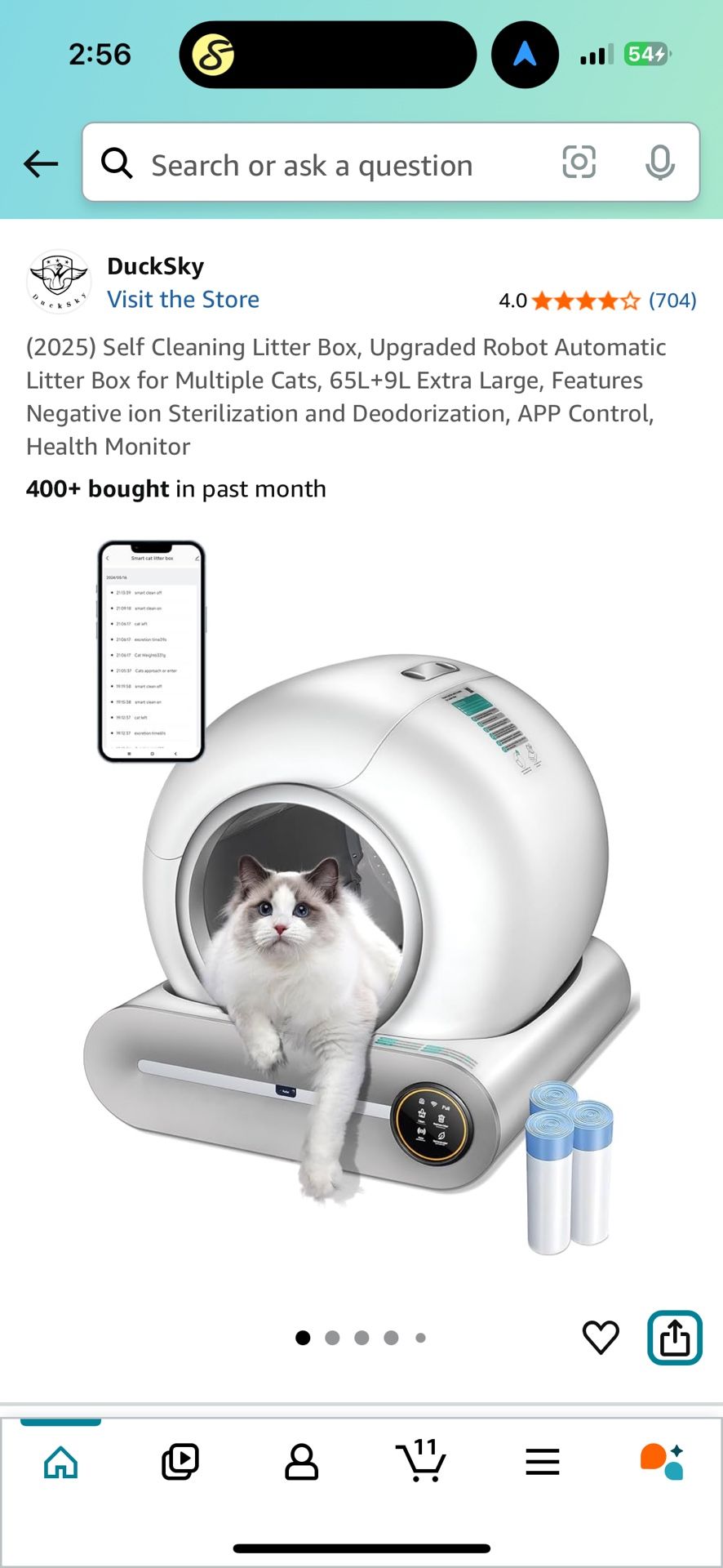 (2025) Self Cleaning Litter Box. Like New