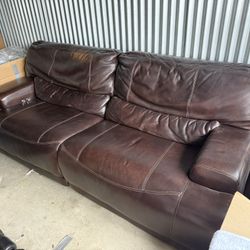 Real Leather Couch 