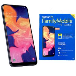 Samsung Galaxy A10e, 32GB Black - Family Mobile- Prepaid Smartphone