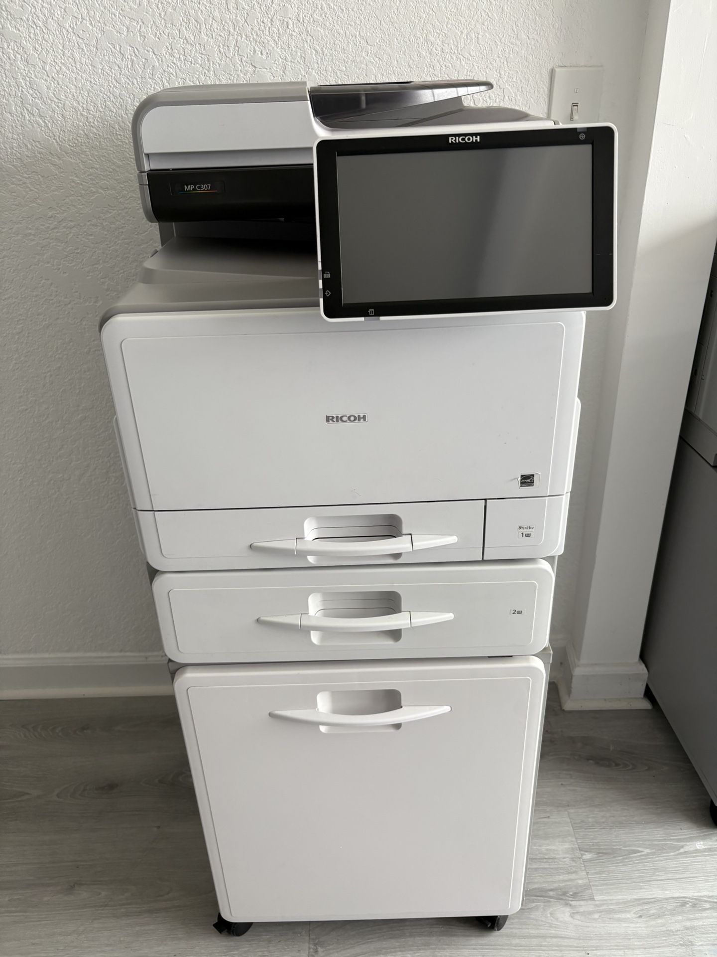 Office Printer Ricoh Mp C307 Color Copier Machine Laser