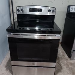 GE stove electric stainless Steel 