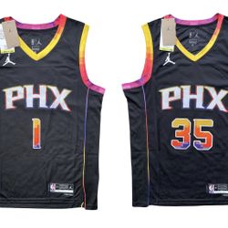 ADULT Devin Booker / Kevin Durant Phoenix Suns Jordan Basketball Jersey