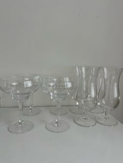 Mixed Clear IKEA Glass Set