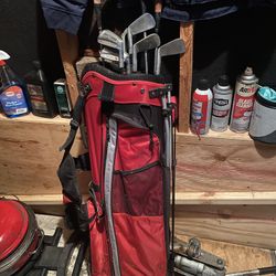 Golf Bag With Clubs