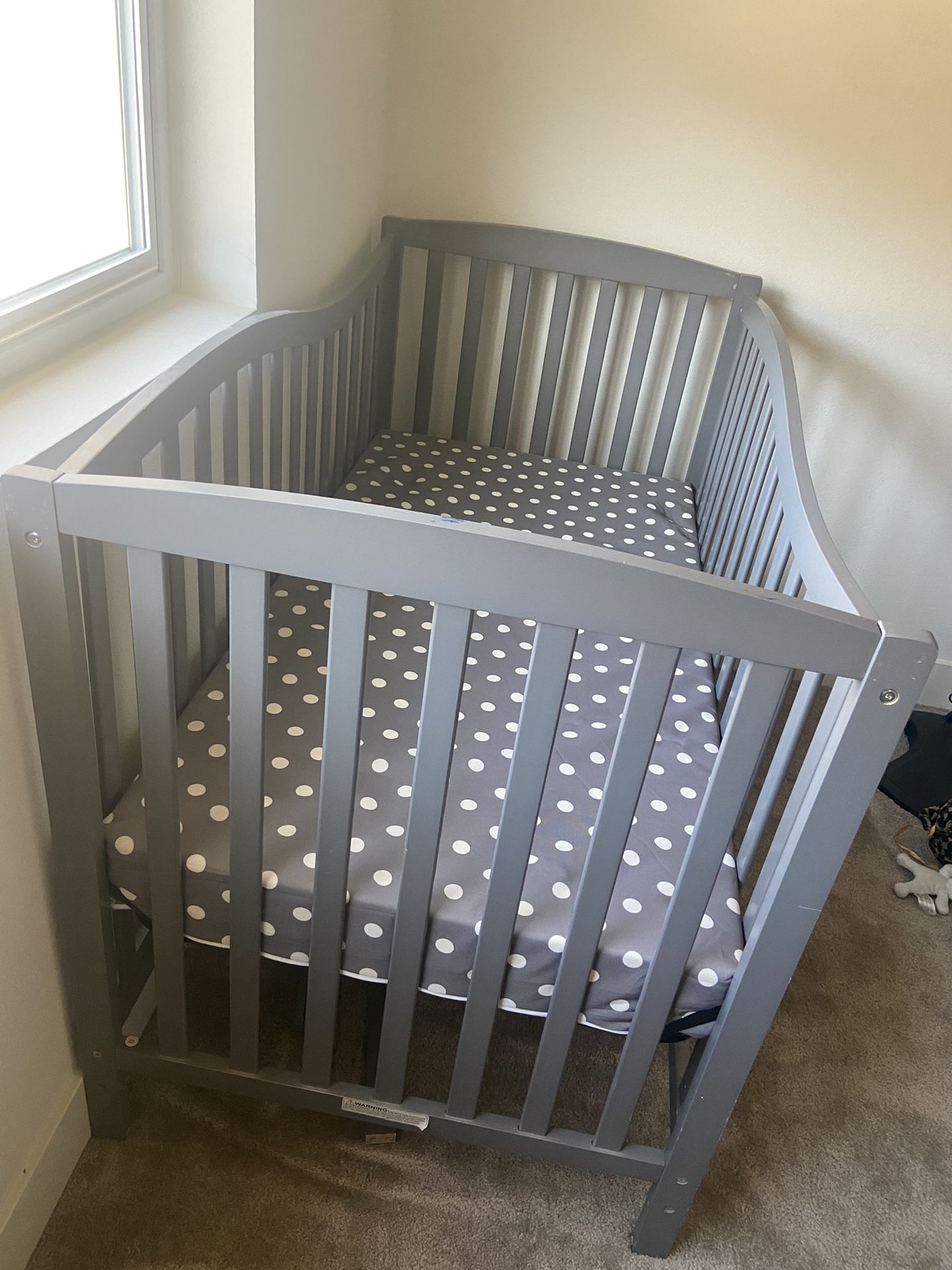 DOM brand Crib with Matress