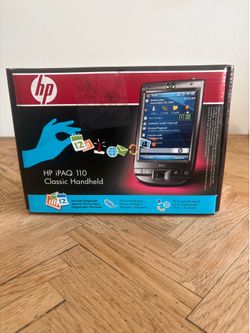 HP iPAQ 110 Series Classic Win 6.0 624MHz Handheld PDA In box -Needs New Battery