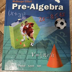 Pre -algebra (McDougal Littell)