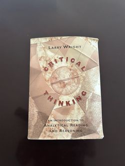Critical Thinking Text Book