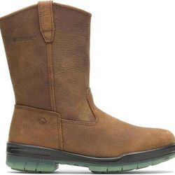 NEW SZ 9.5 Wolverine Men Work Boots WATERPROOF Wellington DuraShock-M Casual Soft Toe Boot W03367