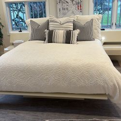 Bedroom Platform Bed With Mattress And Dresser