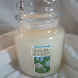 Yankee Candle Clean Cotton 14.5 Jar Candle New