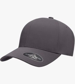 Flexfit Men's Delta Seamless Baseball Cap, Hat, Dark Grey, Large-X-Large